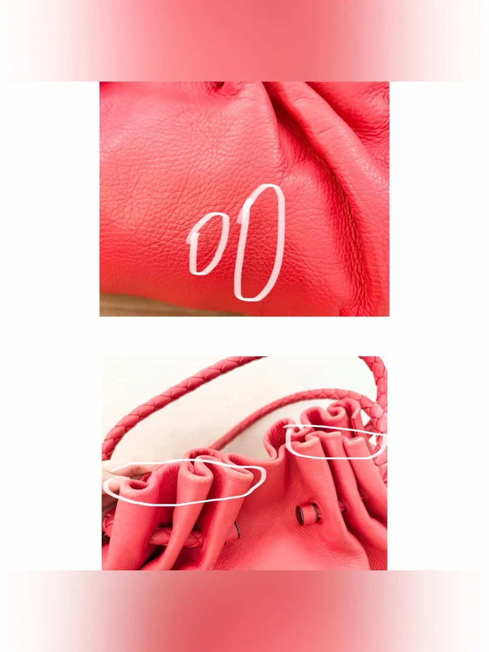 Auth BOTTEGA VENETA Coral Medium Hobo Intreciatto Leather Bag